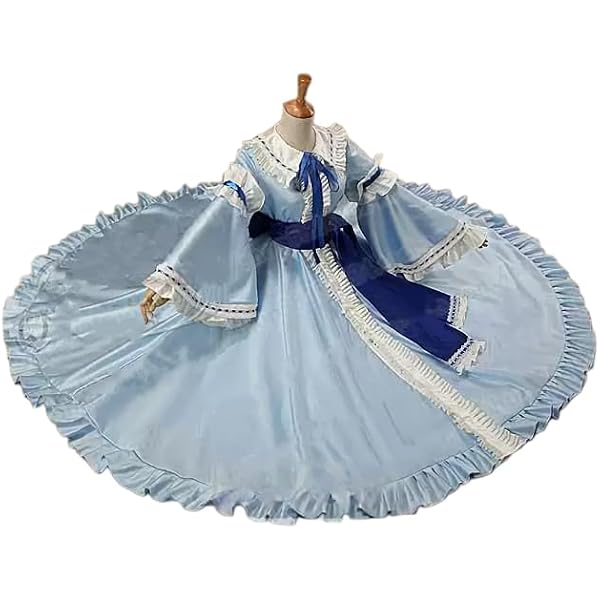 Amazon.co.jp: 西行寺幽々子 コスプレ衣装+帽 : ホビー